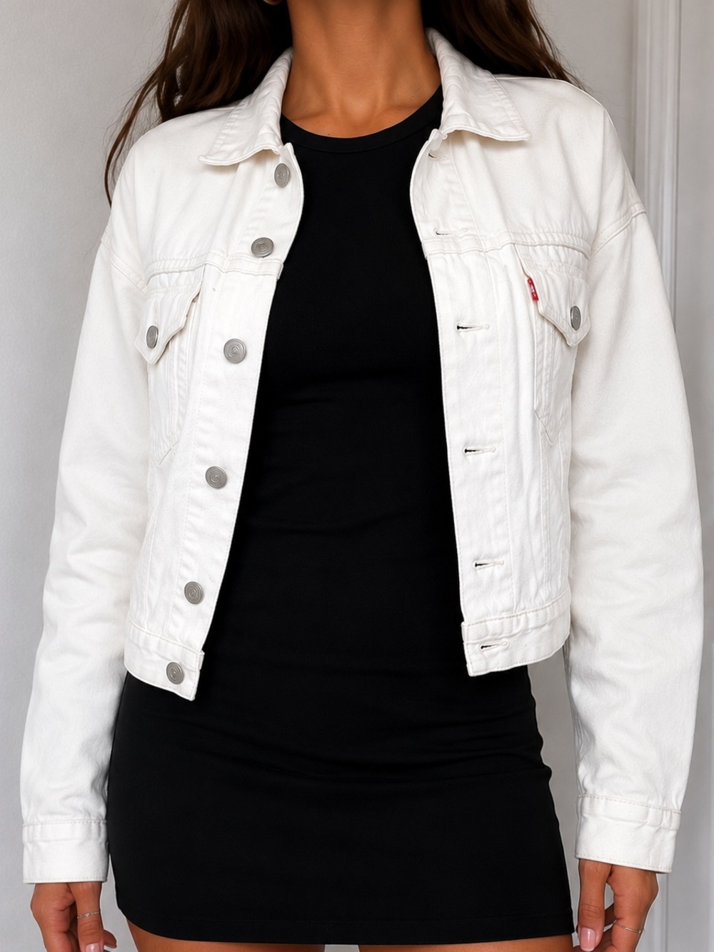 Levi's White Denim Jacket